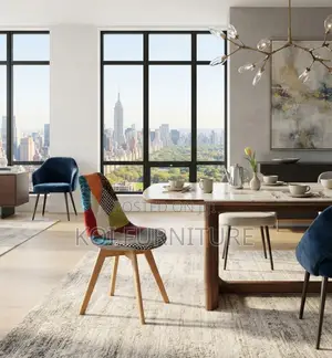 Viti vya Chakula vya Eames Style - Vyenye Rangi Nyingi za Zamani