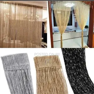 Rainbow Braided String Curtain