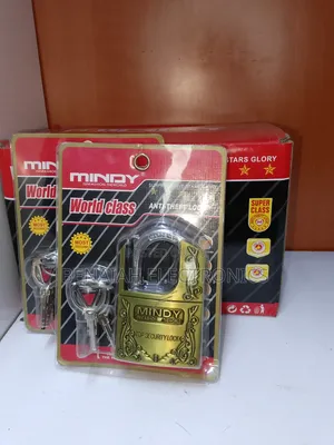 Set ya Mindy Padlock Halisi - Vifunguo 3, Usalama wa Juu