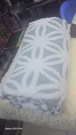 Sharper Fleece Blankets - Grey & White (6x6) - 2