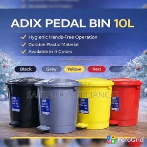 ADIX 10L Tupio la Kupigia Kishikio - Tupio la Plastiki Imara