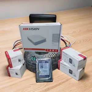 Mfumo wa Kamera za CCTV za Hikvision 4-Channel Full HD 1080p