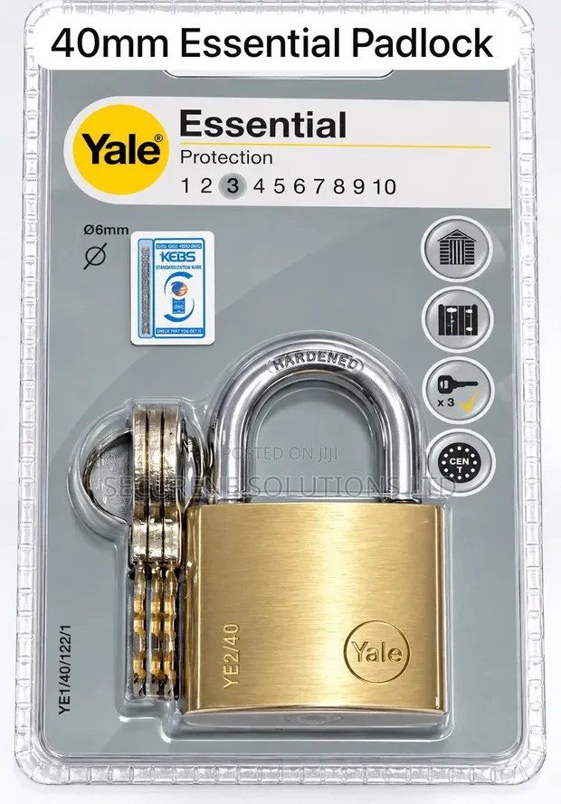 Yale 40mm Essential Padlock - 1