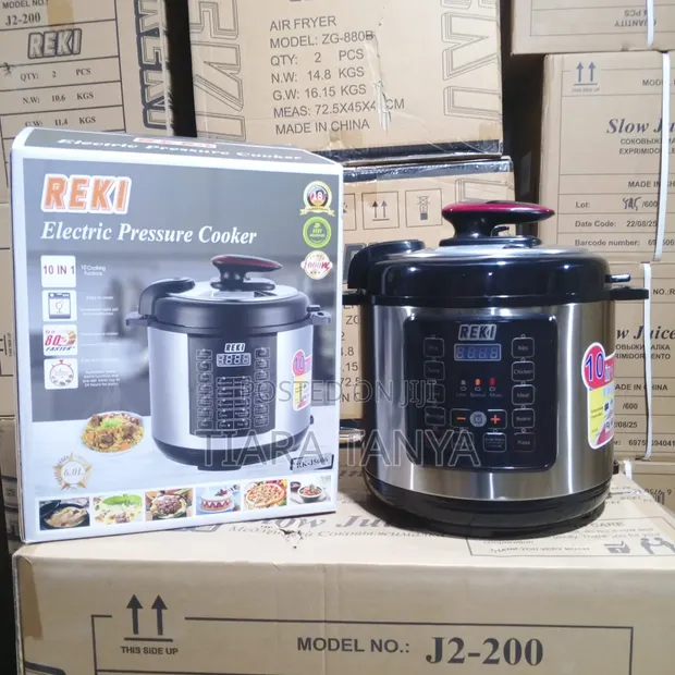 Reki 6 Litre Digital Pressure Cooker - 1