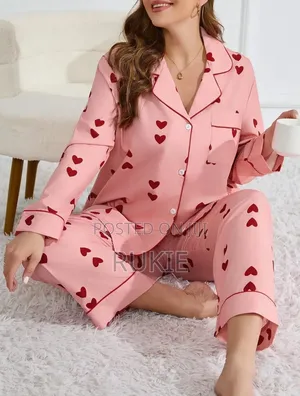 Set ya Pajama za Pamba Vipande 2