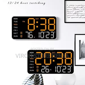 Digital LED Wall Clock