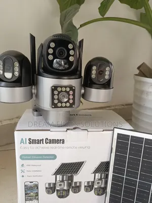 Kamera Bora ya AI ya Lenti 3 - Isiyo na Waya Inayochajiwa na Jua