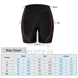 Women's High-Waist Padded Cycling Shorts
