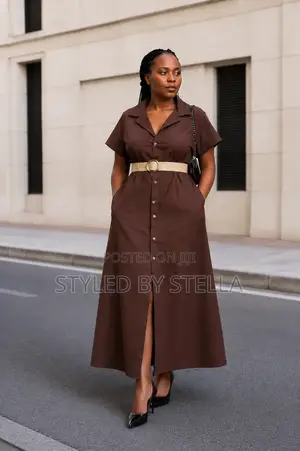 Kanzu ya Linen ya Maxi ya Bei ya Chic