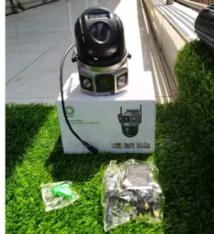AC Powered Dual Lens PTZ CCTV Camera