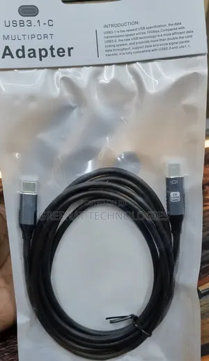 Mini DisplayPort kwa USB-C Cable - 4K 60Hz Adapter