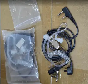 Earpiece ya Walkie Talkie ya FBI ya Pini 2 na Mic