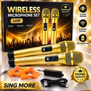Kifaa cha Microphone Kisicho na Waya cha Professional (Mics 2 + Receiver)