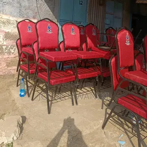 Conference/Church Chair with Logo and Book Rack