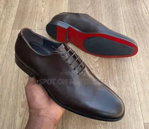 Official Brown Leather Oxford Shoes for Men