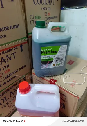 Engine Coolant - Tayari Kutumika (Rangi Nyekundu/Kijani) 5L