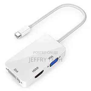 PremiumAV Thunderbolt Mini DisplayPort kwa HDMI/VGA/DVI Adapter Cable