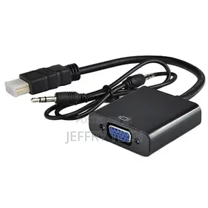 HDMI kwa VGA Adapter Cable - Kigeuzi cha Video cha 1080p