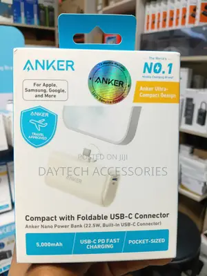Anker Nano Power Bank 22.5W (5,000mAh, USB-C)