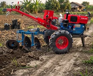 JIADI 16HP Diesel Walking Tractor na Key Start & Vifaa