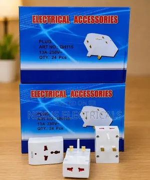 Brand New Multiplug Adapter Socket with Indicator