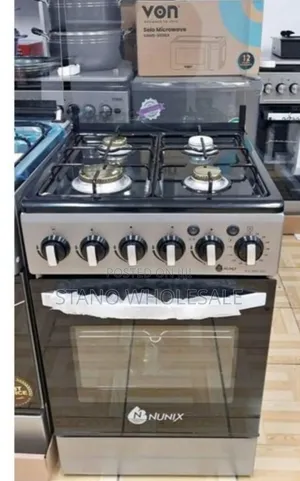 Nunix 50x55 Standing Gas Cooker - Mpya Kabisa