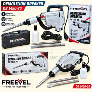 Freevel Demolition Breaker 1450W with 2 Chisels
