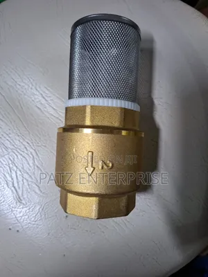Heavy-Duty Brass Foot Valve 1"