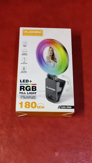 Plokama LED RGB Selfie Light for Content Creators