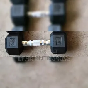 Brand New Bodyfit 5kg Hexagonal Dumbbell