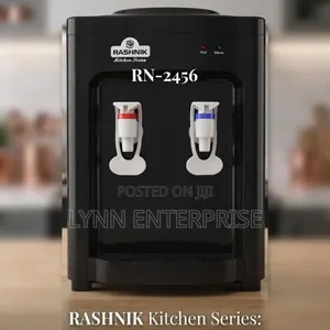 Rashnik Black Table Top Water Dispenser (Hot & Normal)