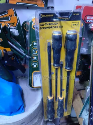 Go-Through Screwdriver Set (4 Pieces)