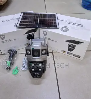 Kamera ya CCTV ya V380 Pro 4G Solar Dual Lens PTZ