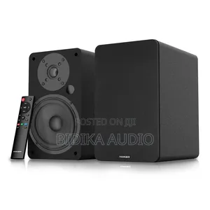 Vulkkano A5 ARC Active Bookshelf Speakers - Black