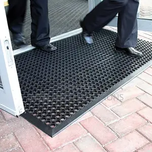 Mat Matambara ya Mpira yenye Bevel 120x80cm | Mkeka wa Usalama wa Kuzuia Ajali