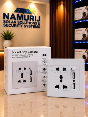 Socket Spy Camera - Kamera ya Siri ya Usalama