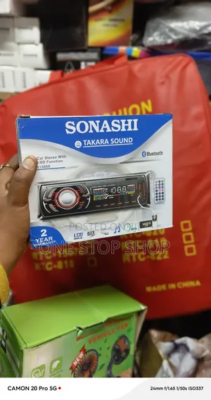 Sonashi Bluetooth Radio na Wiring Harness & Remote
