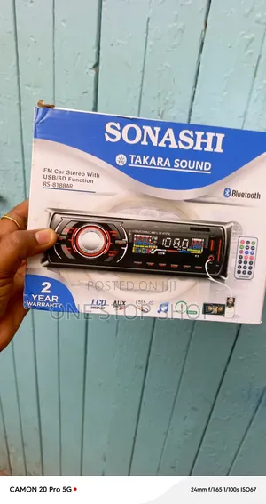 Sonashi Bluetooth Stereo na Remote isiyo na waya, AUX Input