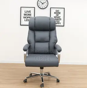 Kiti cha Ofisi cha Mtendaji cha PU Leather - Swivel