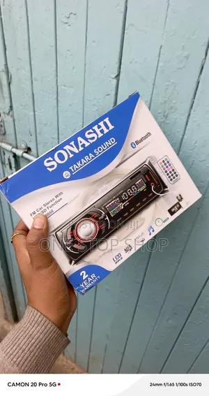 Redio ya Sonashi Bluetooth na USB & SD Card Slot