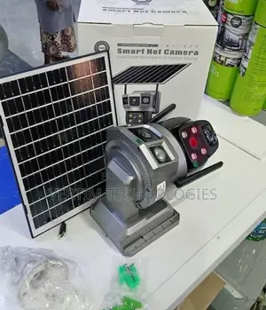 V380Pro Dual Lens 3-Screen Solar Camera