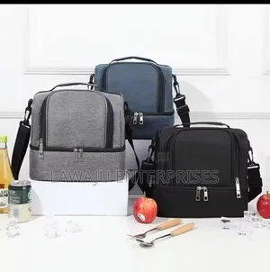 Mfuko wa Chakula wa Insulated Wenye Compartment Mbili