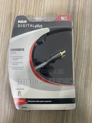 Kebo ya Sub-woofer RCA ya 1.5m