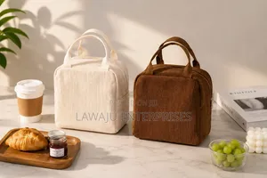 Insulated Lunch Bag yenye Compartment Mbili