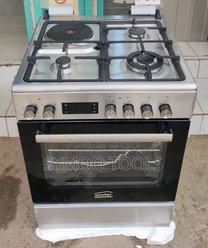 Simfer Cooker 60cm 3 Gesi + 1 Umeme