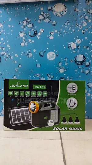 JS-102 Solar Lighting System with Radio/BT Speaker