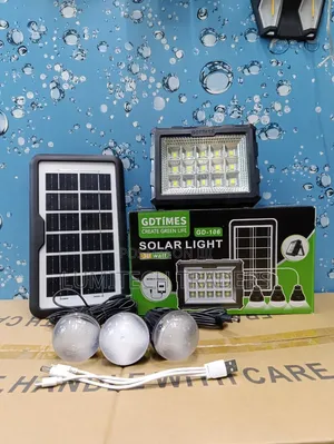 GDTimes GD-106 Solar Lighting System Kit na Balbu 3 za LED