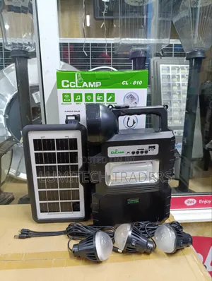 CcLamp CL-810 Solar Lighting System with 3 LED Lights