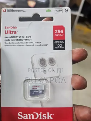 Kadi ya Kumbukumbu ya SanDisk Ultra 256GB Class 10
