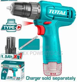 Total TDLI12456 Cordless Drill 12V 20Nm